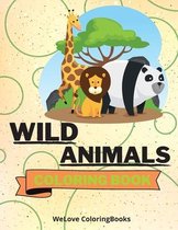 Wild Animals Coloring Book