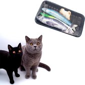 Make Me Purr Bento Box Set - Kattenspeeltjes met Catnip Kattenkruid - Kattenspeelgoed - Speelgoed voor Katten Vissen - Kat Speeltje Vis - Kitten Speeltjes Visjes