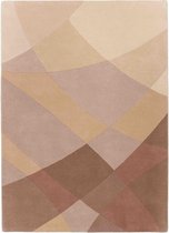 Rhythmic Tides Sand Vloerkleed - 170x240 - Rechthoek - Laagpolig Tapijt - Modern - Meerkleurig