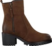 Omoda 8895 Enkelboots -  Enkellaarsjes - Dames - Bruin - Maat 36