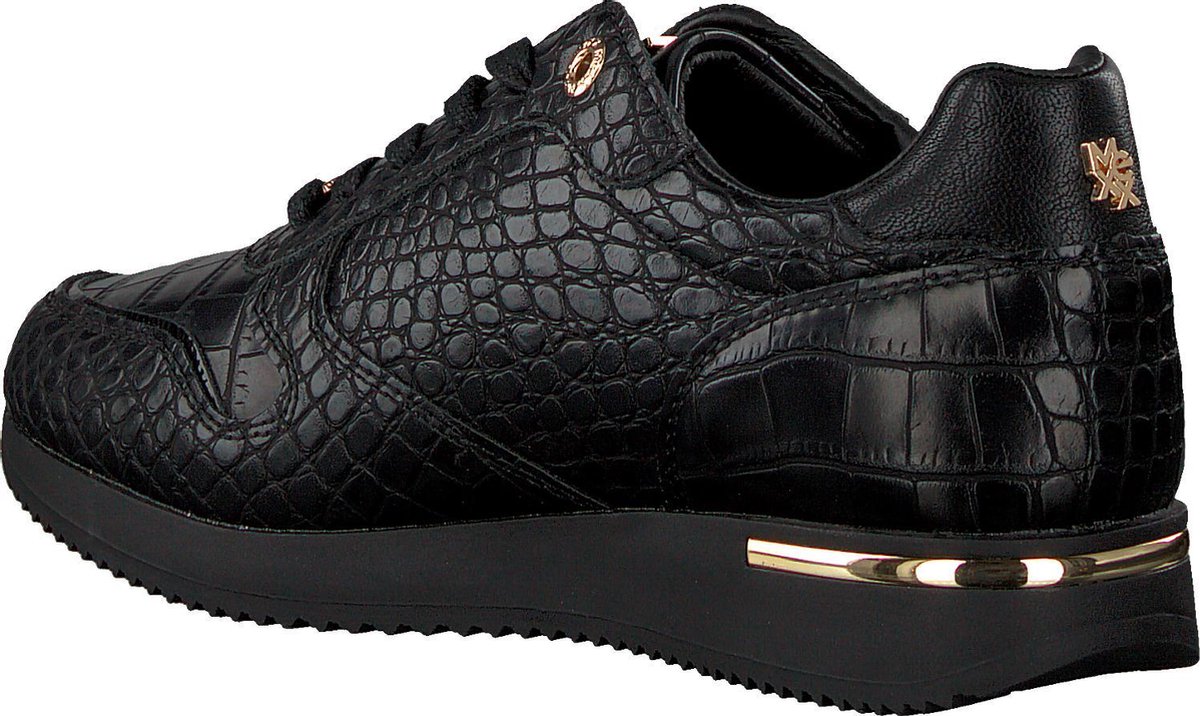 Mexx Dames Lage sneakers Eflin - Zwart - Maat 39 | bol.com