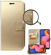 Samsung A21s Hoesje Wallet Case Goud