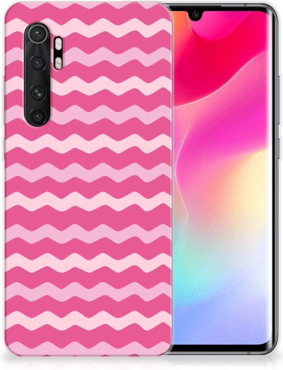 Xiaomi Mi Note 10 Lite TPU bumper Waves Pink