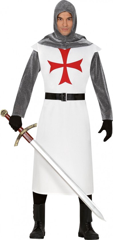 Fiestas Guirca - Kostuum Middeleeuwse ridder (medisch) - maat M (48-50)