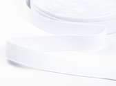 wit band elastiek 35 mm x 1,5 m - bandelastiek - stevig maar soepel