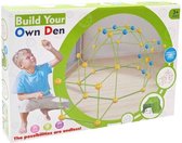 Build your Own Den | Constructie speelgoed | Bouw je eigen tent, grot, hol, kasteel | INCLUSIEF kleed