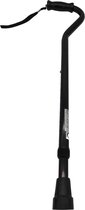 Gehstock GoSafe loopstok - wandelstok - 225 kg belasting - in hoogte verstelbaar 75- 99 cm - anti-slip loopstok