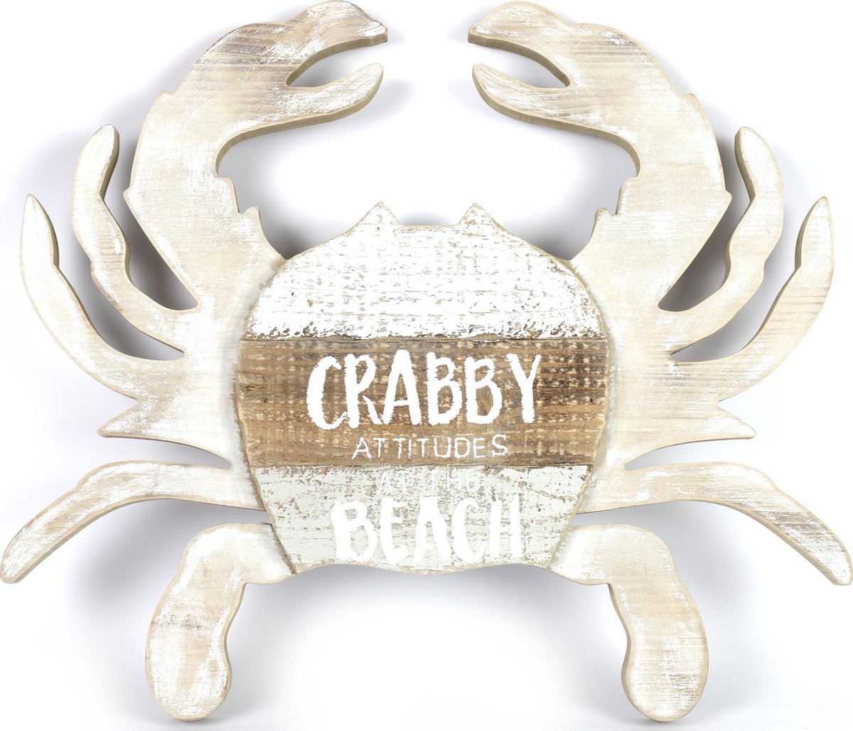 Wandversiering krab Ponti naturel