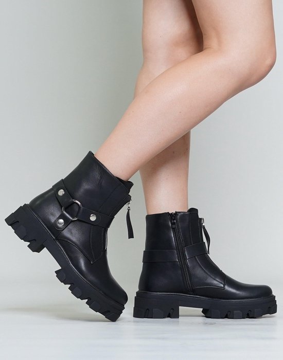 ALICE - zwarte laarzen - dikke zool | bol.com