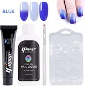 Yayoge chameleon polygel kleur blauw zonder lamp polygel starterpakket polygel starters kit nail art