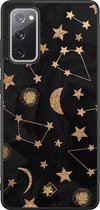 Samsung S20 FE hoesje - Counting the stars | Samsung Galaxy S20 case | Hardcase backcover zwart