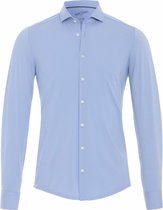 Pure - Functional Overhemd Lichtblauw - 43 - Heren - Slim-fit