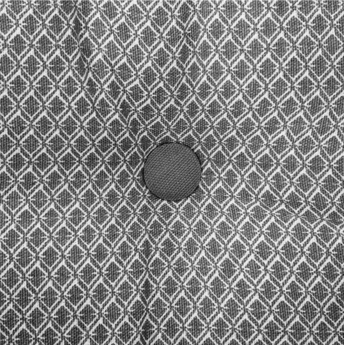 Coussin de chaise Atmosphera DELUXE gris 40 x 40 H8 cm - Extra épais avec  poignée - 4