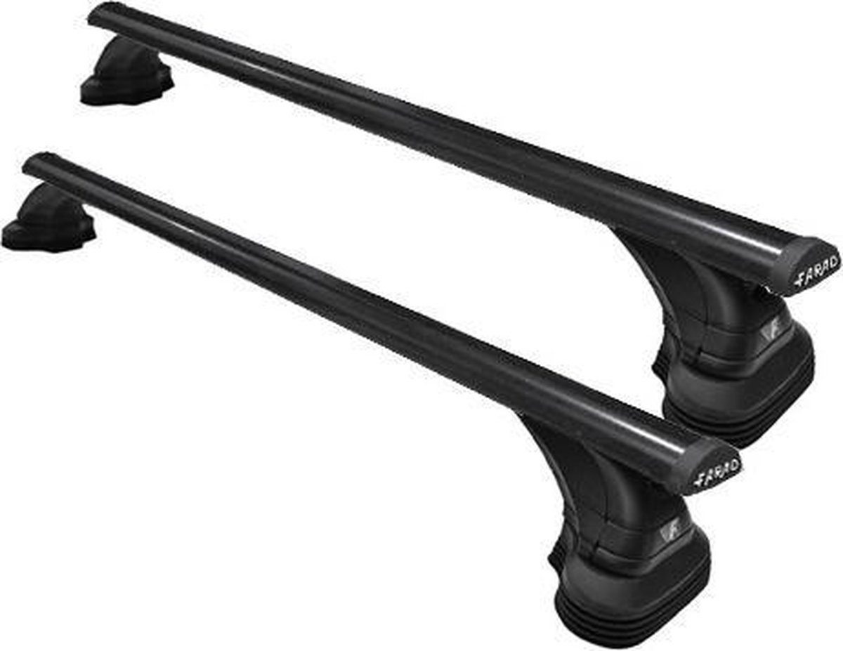 Farad Dakdragers - Peugeot 407 sedan 2007 t/m 2010 - Glad dak met fixpoint - Staal