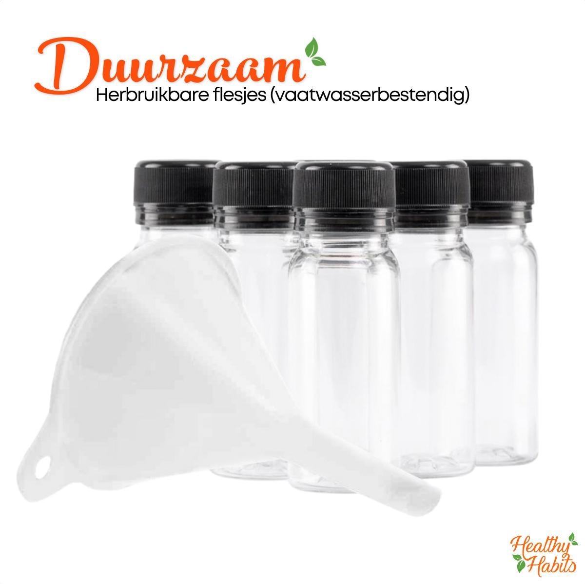 Lege glazen mini flesjes van 20ml om zelf af te vullen | koop ze hier