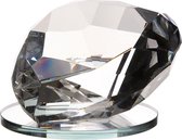 Diamant Op Spiegel - Ø 8 cm - Feestdecoratie