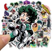 My Hero Academia Stickers - 50 Stuks - Manga - Anime - Stickers Volwassenen - Laptop Stickers