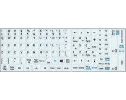 Qwerty Wit incl. f-toetsen en numpad