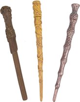 Warner Bros Harry Potter - Ensemble de stylos baguette magique - 3 pièces