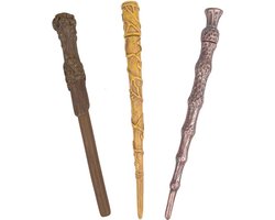foto van Warner Bros Harry Potter - Toverstaf Pennenset - 3 stuks