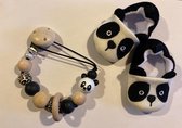 Baby Geschenk Setje - Lovely Panda  - *o-6 maanden*