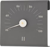 Rento Aluminium Sauna Thermometer vierkant - Grijs