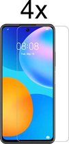 Huawei p smart 2021 Screenprotector - Beschermglas huawei P Smart 2021 screen protector glas - 4 stuks