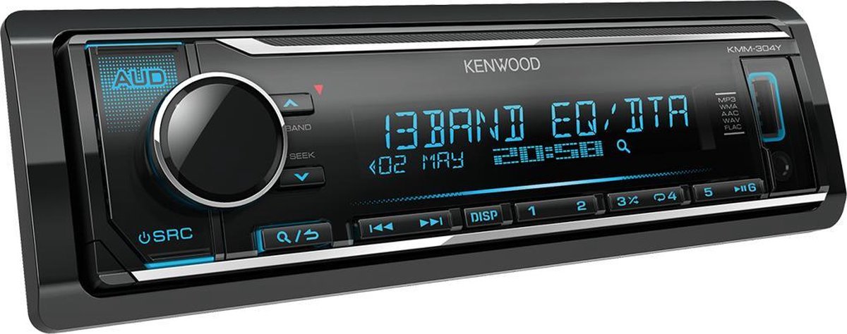 KENWOOD KMM-304Y - Autoradio Enkel-din – foto 2