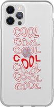 Hoesjes Atelier Cool Transparant Hoesje voor IPhone 12Pro Max