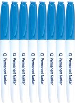 Permanent Markers Blue 8x