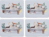 Placemats (4 st.) Curious Dogs
