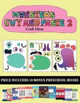 Craft Ideas (20 full-color kindergarten cut and paste activity sheets - Monsters 2)