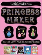 Worksheets for Kids (Princess Maker - Cut and Paste)