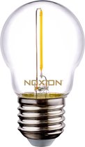 Noxion Lucent Filament LED Glans E27 Kogel Filament Helder 1.4W 136lm - 827 Zeer Warm Wit | Vervangt 15W.