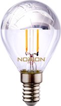 Noxion Lucent LED Lustre E14 Kogel Filament Spiegel 4.5W 400lm - 827 Zeer Warm Wit | Vervangt 40W.
