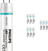 Value Pack 10x Philips Tube LED T8 MASTER Value (EM/Secteur) Haut Rendement 14W 2000lm - 830 Wit | 120cm - Remplace 36W