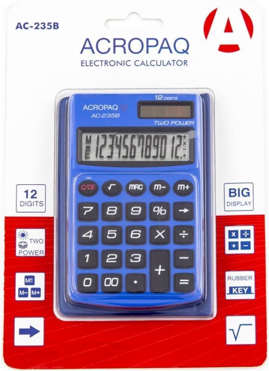 Acropaq rekenmachine Ac-235b