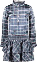 B.Nosy Jurk meisje check oxford blue maat 158/164