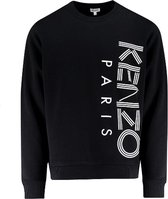 Kenzo verticaal logo bedrukt sweatshirt Maat S