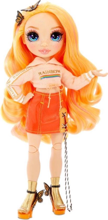 Poupée mannequin de pom-pom girl Rainbow High - Poppy Rowan