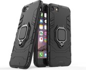 Ring Armor Case Kickstand Geschikt voor iPhone SE 2020 / iPhone 8 / iPhone 7 zwart
