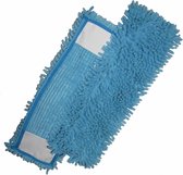 DEST - Dweil 44x13cm - Blauw - Microvezel - Uitwasbaar - Velcro