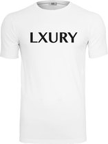 LXURY Élance Heren - Merk T-Shirt - Wit - Maat S