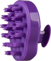 Haarborstel Hoofdmassage - Haargroei Producten – Haarverzorging - Siliconen Massageborstel – Anti Stress - Borstel - Massage - Scalp Massage | Paars
