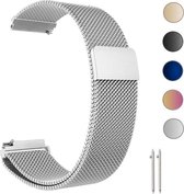 Luxe Milanese Loop Armband Voor Skagen Falster 3 (Gen 5) Horloge Bandje - Metalen iWatch Milanees Watchband Strap Polsband - Stainless Steel Mesh Watch Band - Horlogeband - Magneet Sluiting -