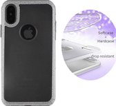 BackCover - Telefoonhoesje - Hoesje - Layer TPU + PC Apple iPhone Xr - Zilver