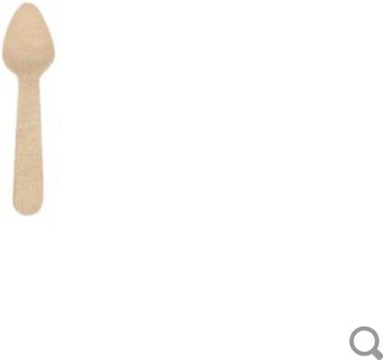 Biodore lepels hout 16,5cm doos à 100 stuks