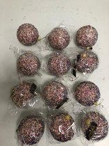 Kerstballen - Glitter - 12pcs