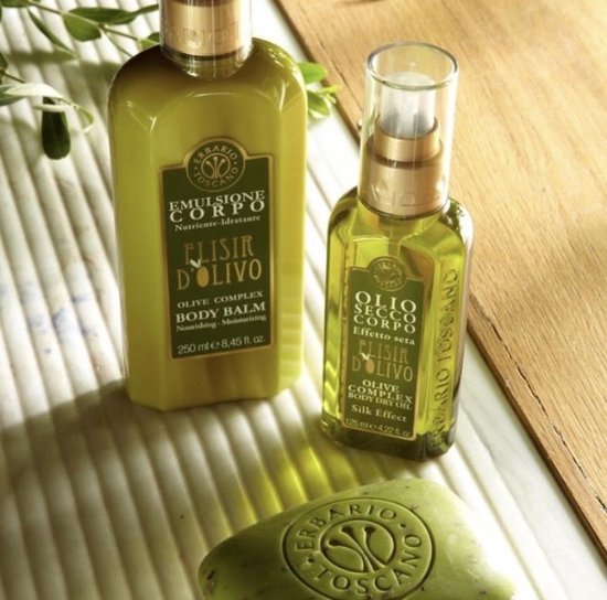 Erbario Toscano Körpercreme, 250 Ml – Mit Bio Olivenöl Toscano IGP, Pflegt Trockene Haut, Ohne Parabene & Silikone