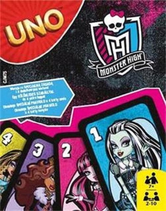 Thumbnail van een extra afbeelding van het spel UNO (Polska) Monster High buitenlandse uitgave (PL/H/CZ/SK)